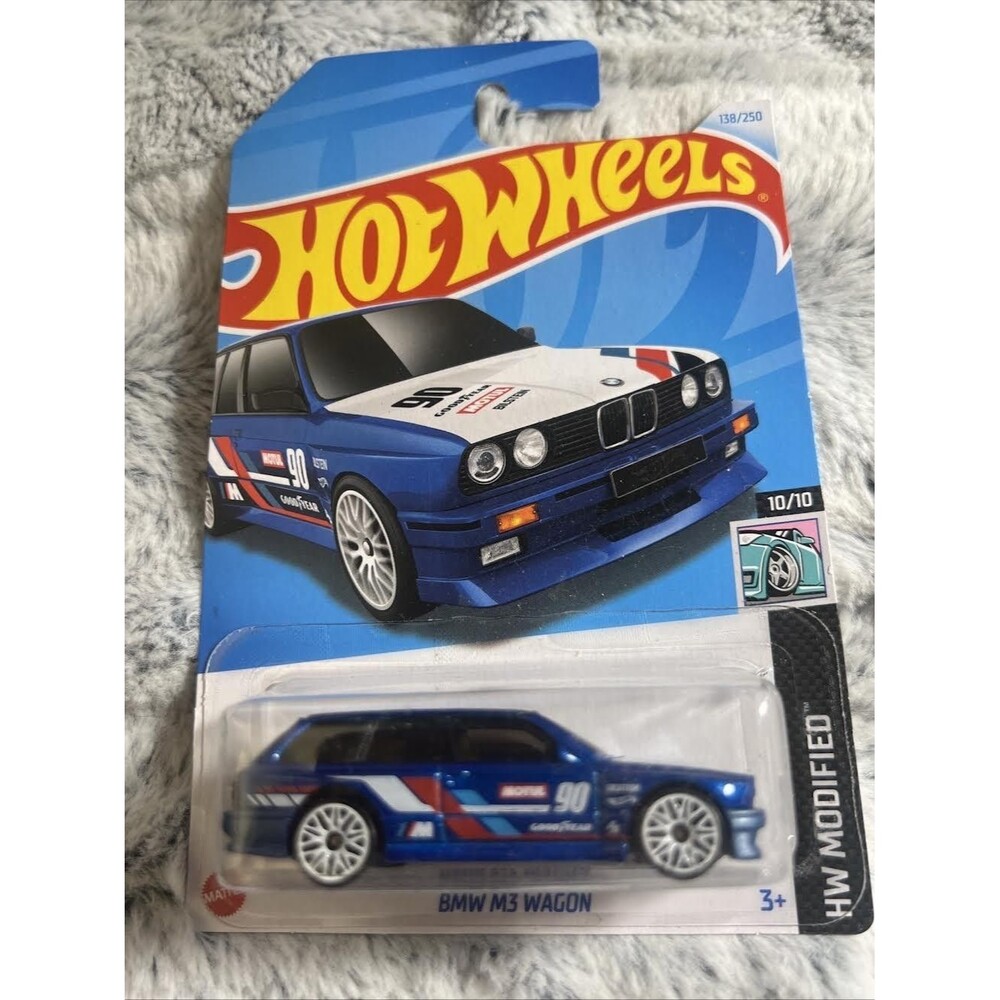 Hot Wheels BMW M3 Wagon HW Modified Blue Racing Diecast Toy Car 1:64 2021 Mattel